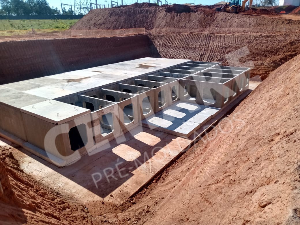 Caixa Pré Moldada para Galpões Logísticos