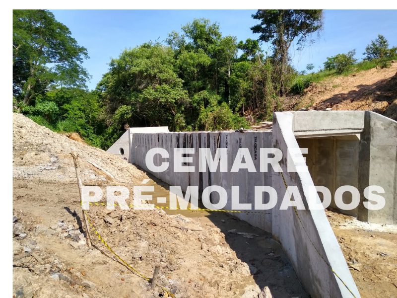 Muro de Ala Pré-moldado Bauru